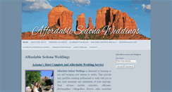 Desktop Screenshot of affordablesedonaweddings.com